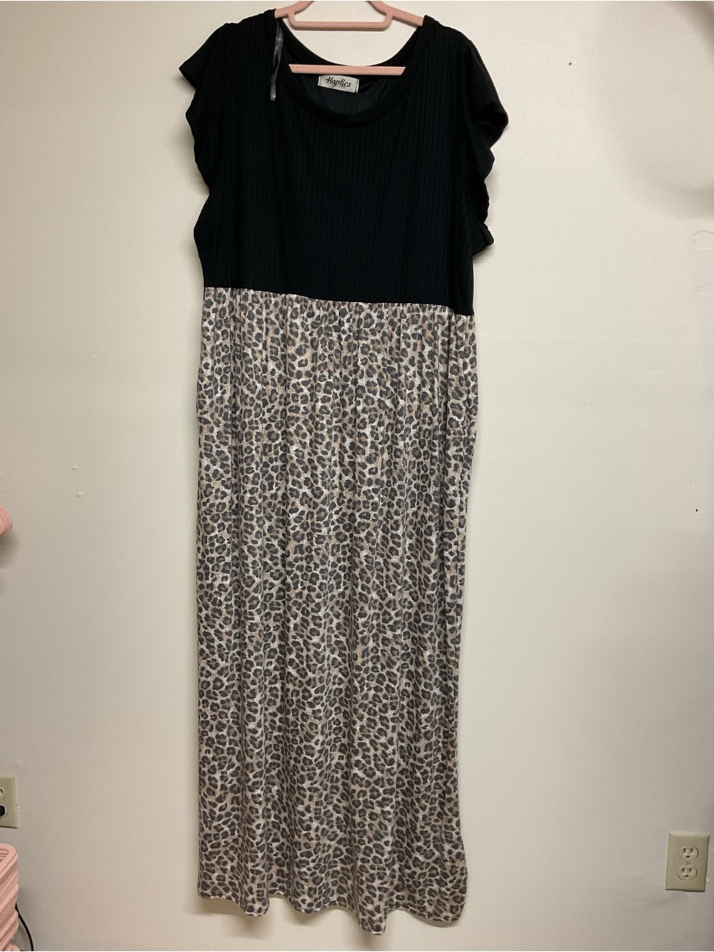 Black & Leopard Maxi Dress by Lularoe